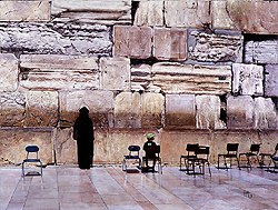 The Wall by Barry Oretsky - 30 x 40 inches Signed judaica isreal israel figurative religious 