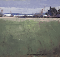 Elmo Hangers - Lake Elmo, MN by Ben Bauer - 18 x 19 inches Signed; also signed and titled on the reverse contemporary american tonalist landscapes 