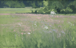 The Good with the Bad by Ben Bauer - 9 x 14 inches Signed contemporary american spring landscape 