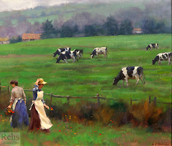 Wildflowers by the Pasture - Gregory Frank Harris