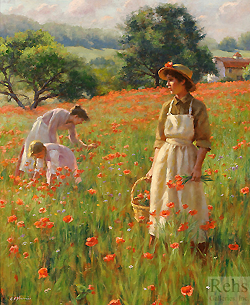 The Poppy Field - Gregory Frank Harris