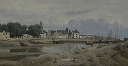 A Seaport in Pays de la Loire - Jean Baptiste Camille Corot