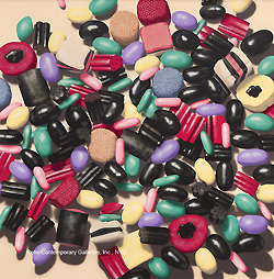 Licorice by John Kuhn - 48 x 48 inches Signed  