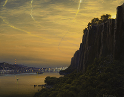 Twilight, Hudson River - Joseph McGurl
