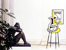 En Repos by Barry Oretsky - 41 x 55 inches Signed and dated '91  