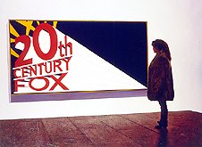 Foxes by Barry Oretsky - 46 x 62 inches Signed and dated '89 contemporary canadian photo-realist photorealism 