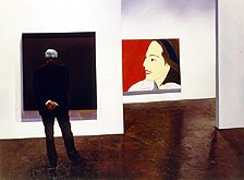Tete a Tete by Barry Oretsky - 46 x 62 inches Signed and dated '89  