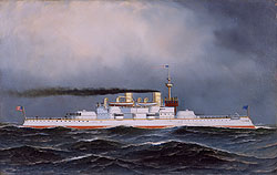 The U.S. Battleship MASSACHUSETTS - Antonio Jacobsen