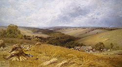 A Hot Day in the Harvest Field - William W. Gosling