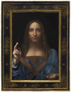 Da Vinci painting of Salvator Mundi