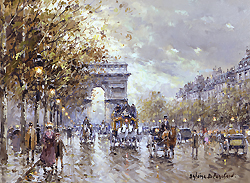 Paris, l’Arc de Triomphe