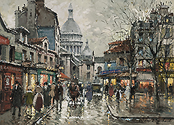 Place du Tertre a Montmartre, Paris