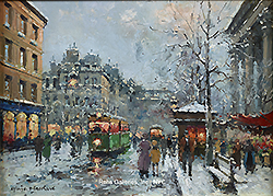 Boulevard de la Madeleine, Winter