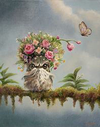 Winifred (Floriferous Bouffant Hummingbird) - Carrie Goller