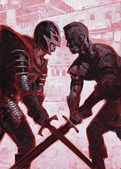 Black Knight vs. Swordsman