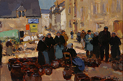Pottery Market in Guingamp