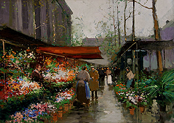 Le marché aux fleurs, Place de la Madeleine