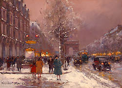 Champs Elysees, Winter