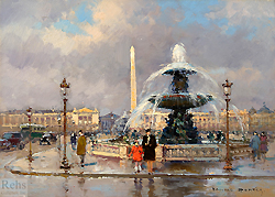 Fountain on Place de la Concorde