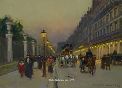 Rue de Rivoli, 1905 - Edouard Léon Cortès