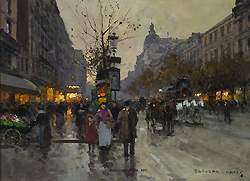 Boulevard des Italiens - Edouard Léon Cortès