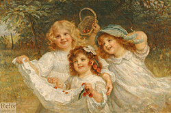 The Cherry Gatherers - Frederick Morgan