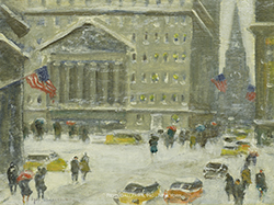 Winter at Broad & Wall Street
