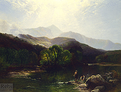 A Trout Stream, North Wales