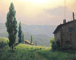 Soft Light on Tuscan Farmland