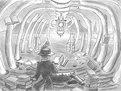Concept for Swallowed by Knowledge - Josh Tiessen