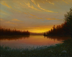 Sunset Over Hidden Lake