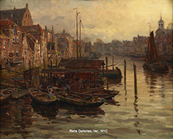 The Old Harbor, Dordrecht, Holland