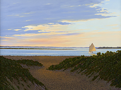 Sailing at Sunrise by Cotue, Nantucket - Sergio Roffo