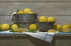 Country Lemons and Silver Bowl - Todd M. Casey