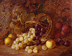 Still Life of Fruit and Basket