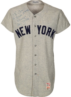 New York Yankees jerseyDescription automatically generated
