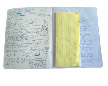 Larry Forman - composition notebook