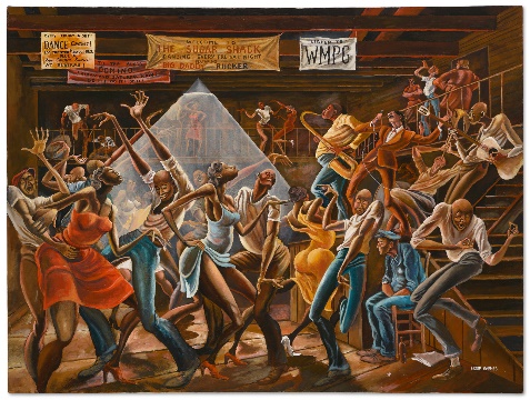 people dancing in the sugar shack
