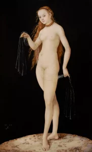 The allegedly forged Venus (nude woman) attributed to Lucas Cranach the Elder