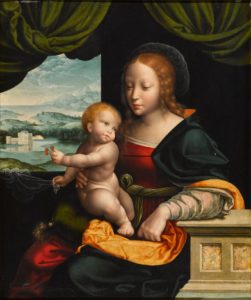 A sixteenth-century Madonna and Child painting sold at Sotheby's